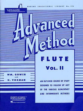 Illustration de Advanced method (traversière et piccolo) - Vol. 2