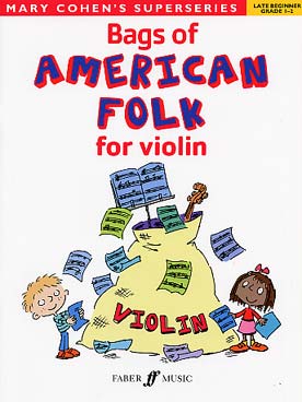 Illustration cohen bags of american folk violon