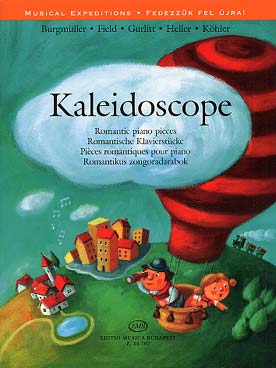 Illustration de KALÉIDOSCOPE : 25 pièces romantiques de Burgmüller, Field, Gurlitt, Heller et Köhler (sél. Lakos)