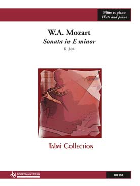 Illustration de Sonate K 304 en mi m (tr. Talmi)    