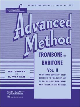 Illustration de Advanced method (trombone/baryton/ euphonium) - Vol. 2