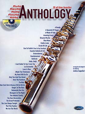 Illustration de ANTHOLOGY : arr. de thèmes célèbres par A. Cappellari, avec CD play-along - Vol. 1 : 33 arrangements