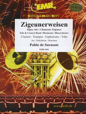 Illustration de Airs bohémiens (Zigeunerweisen) op. 20, tr. pour clarinette solo et harmonie