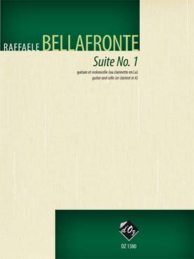 Illustration de Suite N° 1 pour guitare et violoncelle ou clarinette en la