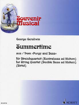 Illustration gershwin summertime de porgy and bess
