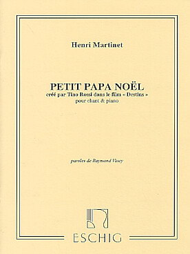 Illustration martinet petit papa noel (paroles vincy)