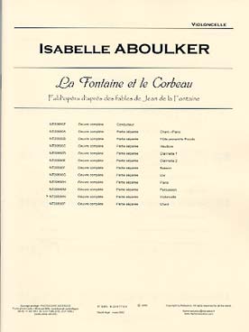 Illustration aboulker la fontaine et corbeau parties
