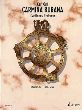 Illustration orff carmina burana choeur mixte/soliste