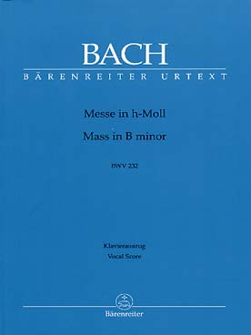 Illustration de Messe BWV 232 en si m, réd. 4 voix et piano (latin)