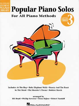 Illustration de POPULAR PIANO SOLOS (arr. Kern/Klose/ Rejino) - Niveau 3