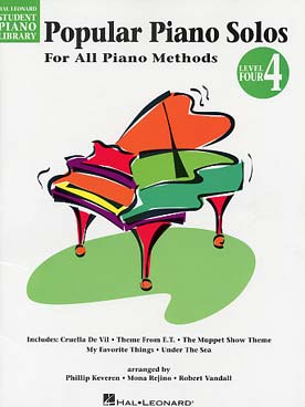 Illustration de POPULAR PIANO SOLOS (arr. Kern/Klose/ Rejino) - Niveau 4