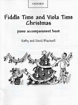 Illustration de Fiddle time et viola time Christmas - Acc. piano du Vol. Christmas (sans CD) pour violon et alto