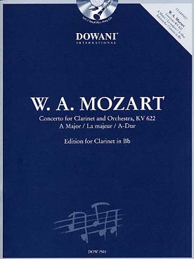Illustration de Concerto K 622 en la M pour clar. en sib avec CD play-along