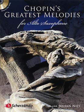 Illustration de Chopin's greatest melodies : 12 arr. de Johan Nijs avec CD play-along