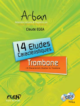 Illustration de 14 Études caractéristiques révisées et modernisées par Claude Egea, avec CD play-along