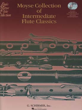 Illustration de MOYSE COLLECTION OF - Intermediate flute classic : Andersen, Dandrieu, Fauré, Mozart, Pergolèse... avec lien de téléchargement