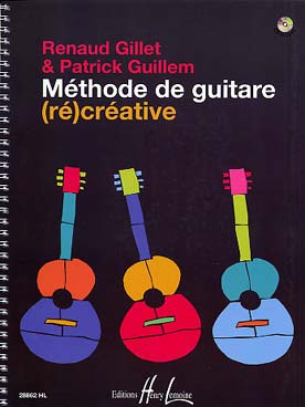 Illustration de Méthode de guitare (ré)créative solfège et tablature, avec CD d'écoute