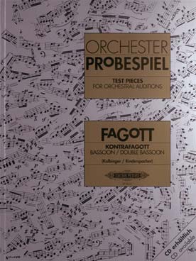 Illustration de ORCHESTER PROBESPIEL pour basson