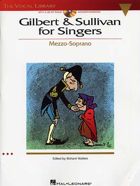 Illustration de Gilbert & Sullivan for singers pour mezzo-soprano, avec CD