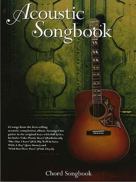 Illustration acoustic songbook (paroles et accords)