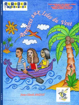 Illustration amiot aventures aux isles du vent