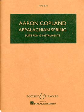 Illustration de Appalachian spring (ballet for Martha) pour orchestre (HPS 876)