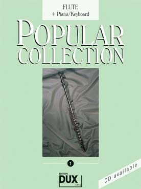 Illustration de POPULAR COLLECTION - Vol. 1 : flûte et piano sans CD