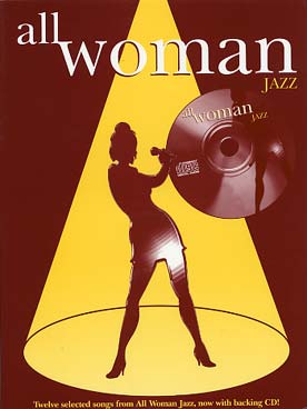 Illustration all woman jazz avec cd