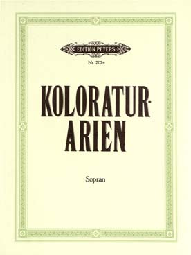 Illustration koloratur arien pour soprano et piano