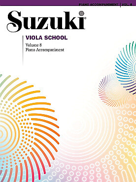 Illustration de SUZUKI Viola School - Vol. 8 accompagnement de piano