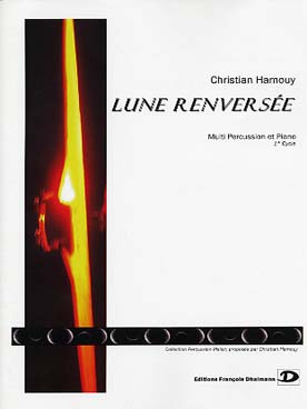Illustration de Lune renversée pour percussion et piano