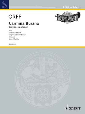 Illustration de Carmina Burana pour orchestre à vents conducteur