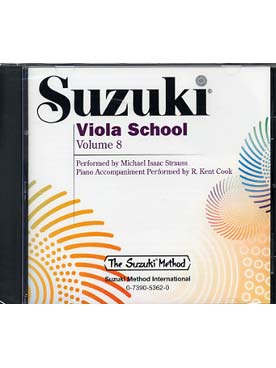 Illustration de SUZUKI Viola School - CD du Vol. 8