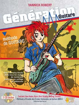 Illustration robert generation guitare avec cd