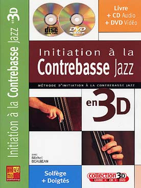Illustration beaujean initiation contrebasse jazz+dvd
