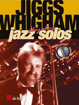 Illustration de Jazz solos : 6 duos et solos pour  trombone en clé de fa avec des improvisations écrites et CD