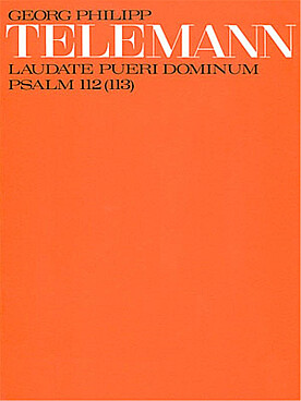Illustration de Laudate pueri Dominum pour soprano ou ténor, 2 violons, b. c. conducteur