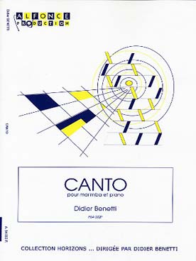 Illustration benetti canto pour marimba et piano