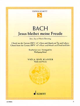 Illustration de Jésus que ma joie demeure BWV 147 (tr. Birtel)