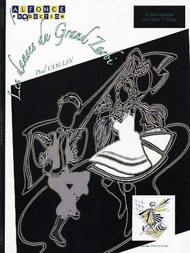 Illustration de Les Danses du grand zarbi pour 4 percussions