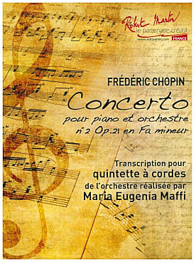 Illustration de Concerto N° 2 pour piano et orchestre arr. Maffi pour quintette à cordes