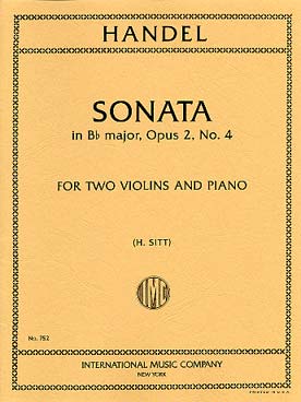 Illustration de Sonate op. 2/4 en si b M