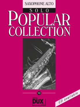 Illustration de POPULAR COLLECTION - Vol.10 : saxophone alto solo