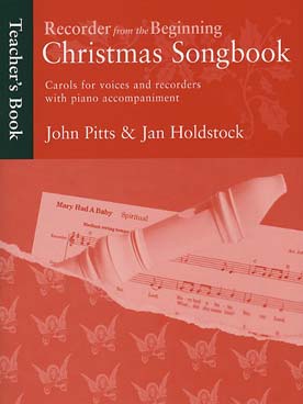 Illustration de CHRISTMAS SONGBOOK pour voix, piano (accords) et flûte à bec