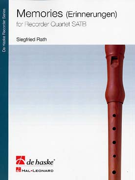 Illustration de Memories (Erinnerungen) pour quatuor de flûtes à bec SATB