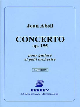 Illustration de Concerto op. 155 pour guitare et petit orchestre, conducteur