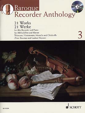 Illustration baroque recorder anthology vol. 3