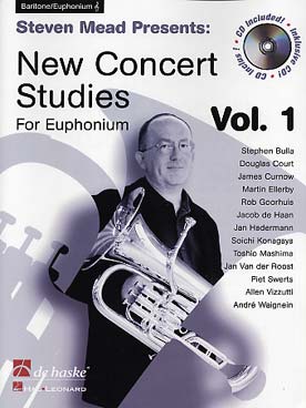 Illustration de NEW CONCERT STUDIES (Si b clé sol) - Vol. 1