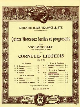 Illustration de Album du jeune violoncelliste op. 25 - N° 10 : Contemplation