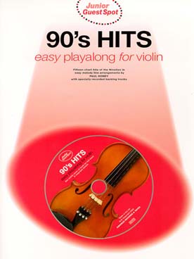 Illustration de JUNIOR GUEST SPOT 90'S HITS Thèmes célèbres avec CD d'accompagnement